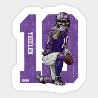 Adam Thielen Minnesota Sketch Sticker